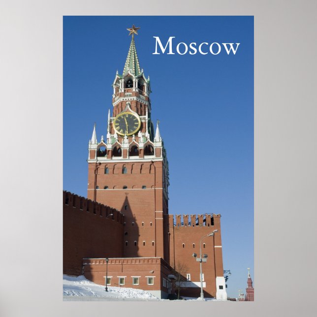Moscow Kremlin Poster (Front)
