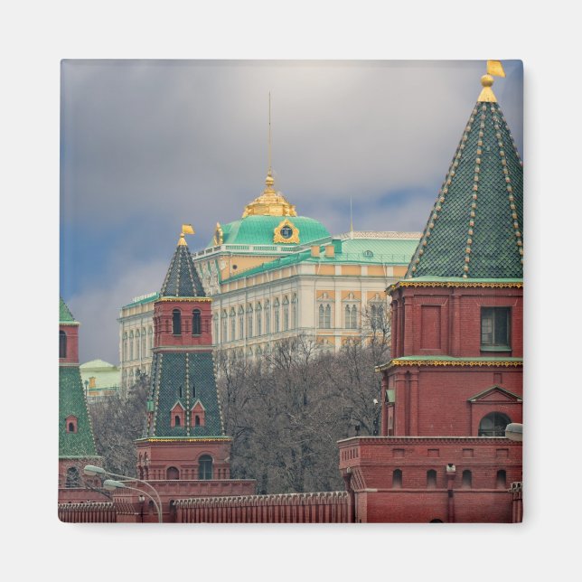 Moscow Kremlin towers Magnet (Front)