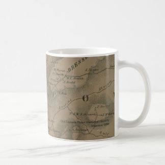 Moscow Maine 1860 Map Mug