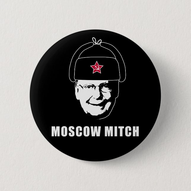 Moscow Mitch 6 Cm Round Badge (Front)