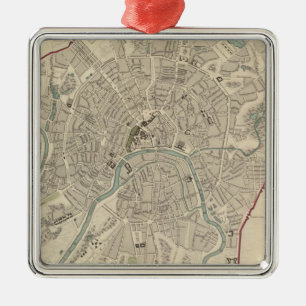 Moscow Moskvy Metal Ornament