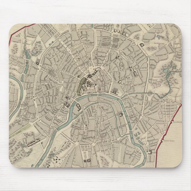 Moscow Moskvy Mouse Pad (Front)