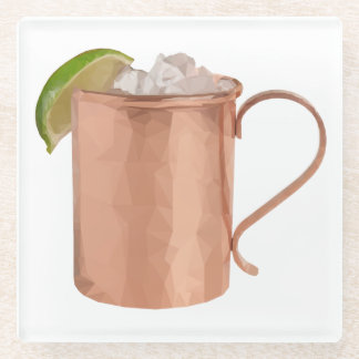 Moscow Mule Cocktail Coaster Bar Decor Vodka Art