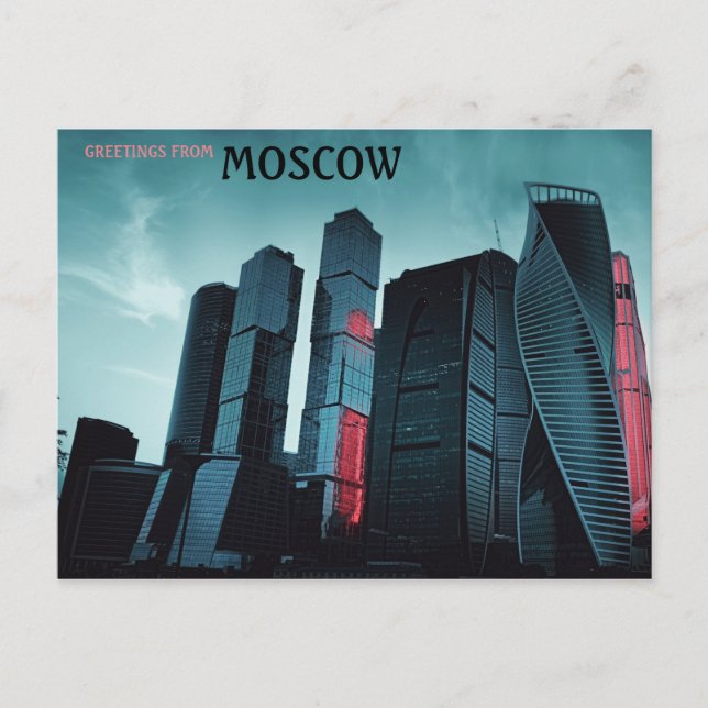 MOSCOW POSTCARD (Front)
