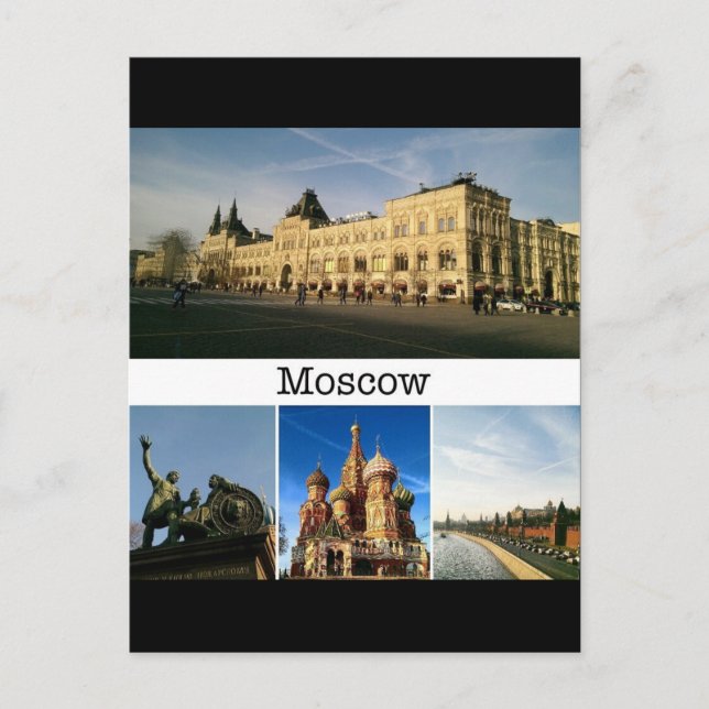 Moscow, Postcard (Front)