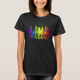 Moscow Pride Skyline  Pride Parade Moscow T-Shirt