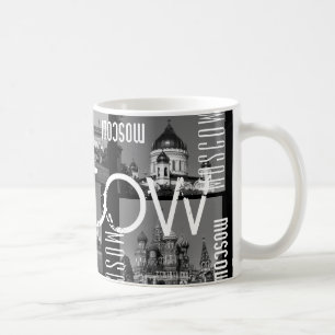 Moscow Russia Architecture City Cityscape Collage Coffee Mug