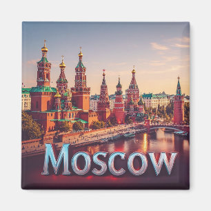 🧲 Moscow Russia Destination Keepsake 🇷🇺 Magnet