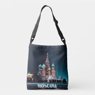 Moscow Russia St. Basil’s Cathedral Crossbody Bag