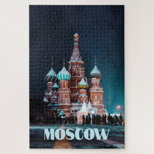 Moscow Russia St. Basil’s Cathedral Jigsaw Puzzle