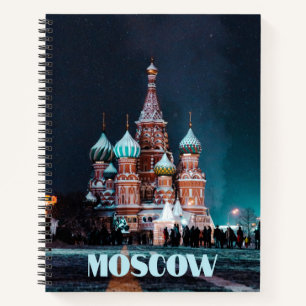Moscow Russia St. Basil’s Cathedral Notebook