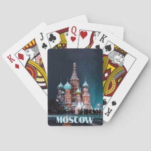 Moscow Russia St. Basil’s Cathedral Playing Cards