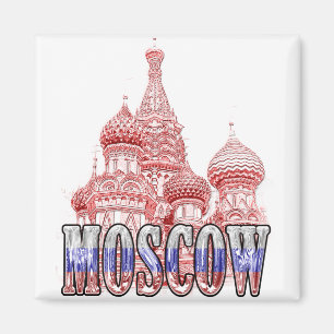 Moscow Russian Federation Magnet