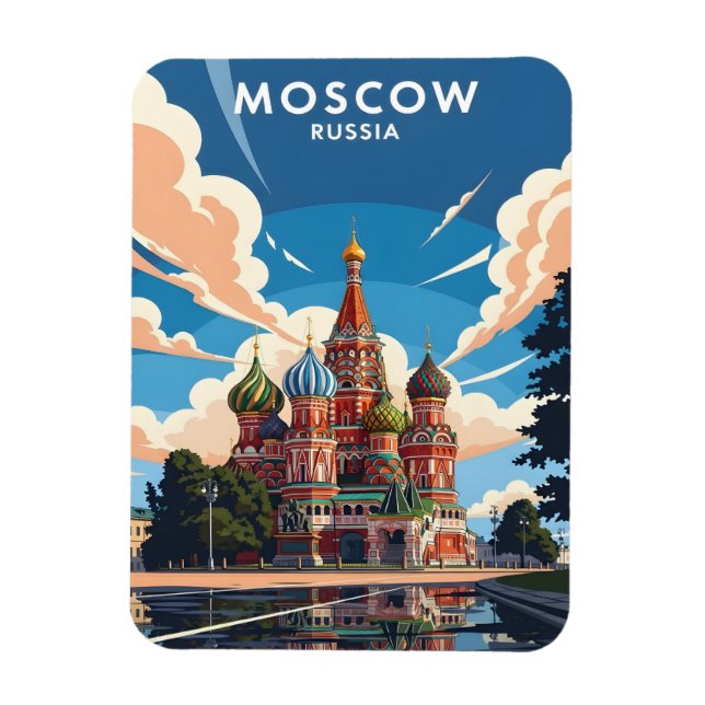 Moscow’s Saint Basil’s Cathedral Magnet (Vertical)