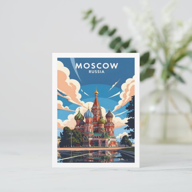 Moscow’s Saint Basil’s Cathedral Postcard (Standing Front)