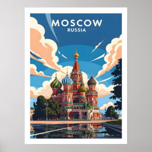 Moscow’s Saint Basil’s Cathedral Poster