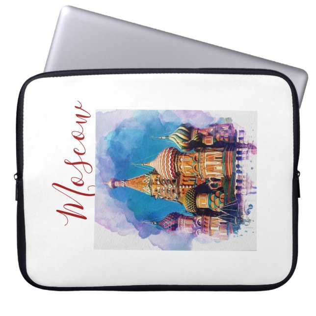 Moscow St. Basil's Computer Laptop Sleeve (Front)