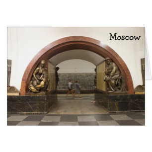 Moscow subway station Card