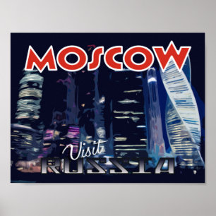 Moscow, Visit Russia... Poster