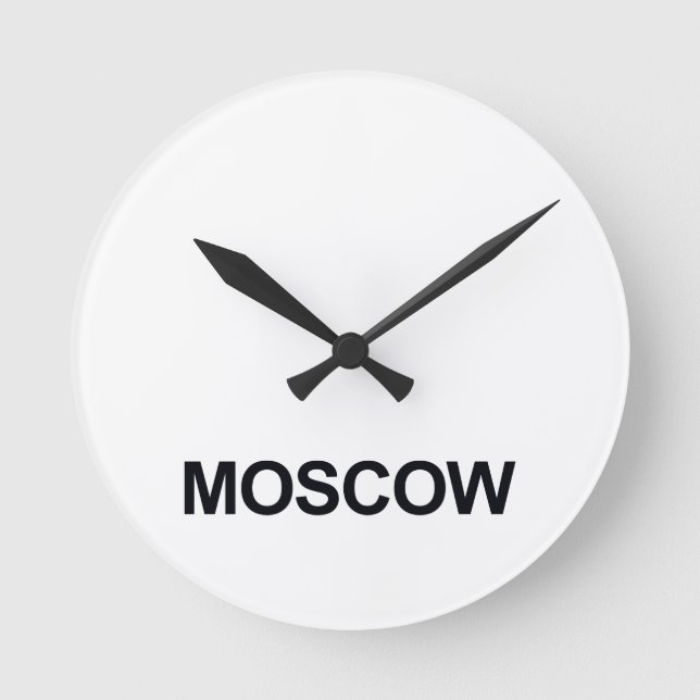 MOSCOW WORLDWIDE TIMEZONE CLOCK SET (Front)