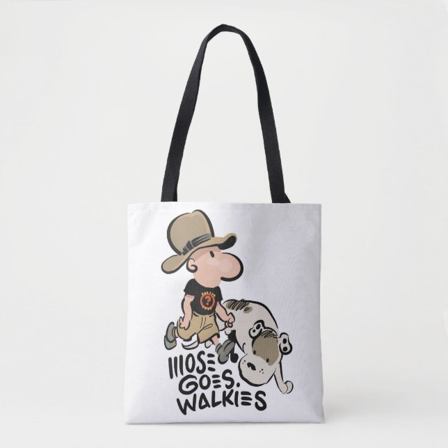 Mose Goes Walkies Tote Bag (Front)