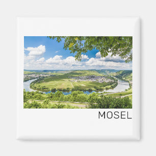 Moselle Loop Trittenheim Panorama Germany Souvenir Magnet