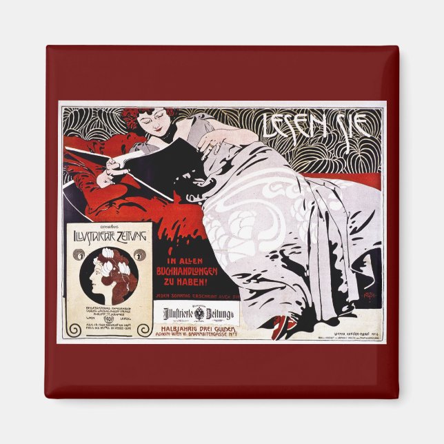 Moser Kolo 1900 - Lesen Sie - "Read Me" Magnet (Front)