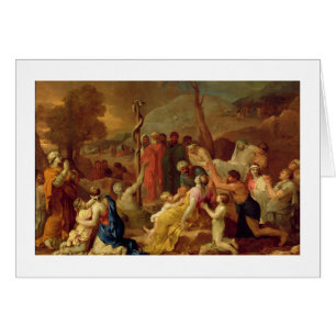 Moses and the Brazen Serpent, c.1653-54 (oil on ca