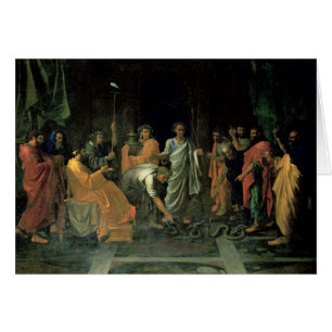 Moses and the Brazen Serpent (oil on canvas)