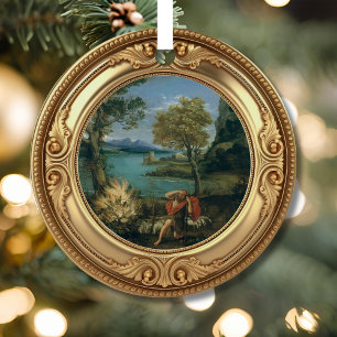 Moses and the Burning Bush Advent Jesse Tree Metal Tree Decoration