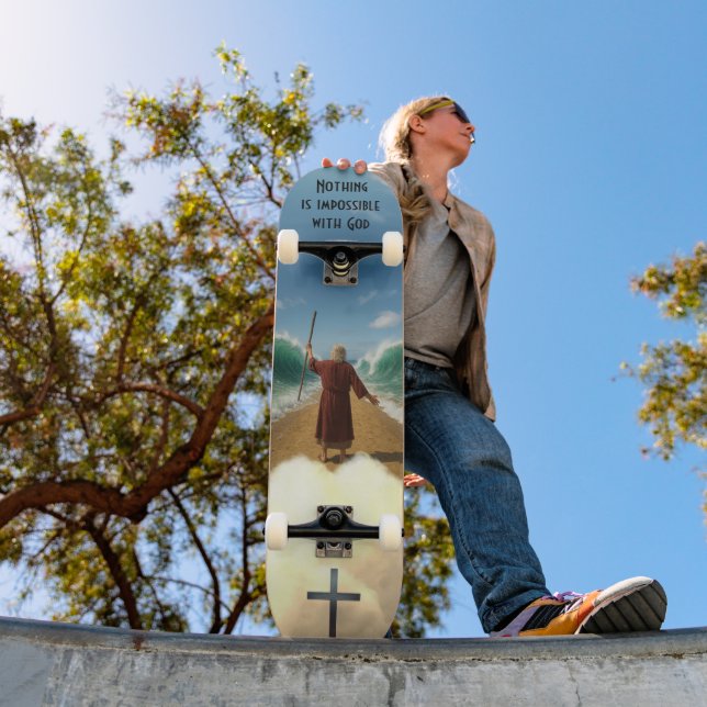 Moses and the Red Sea Skateboard (Outdoor 1)