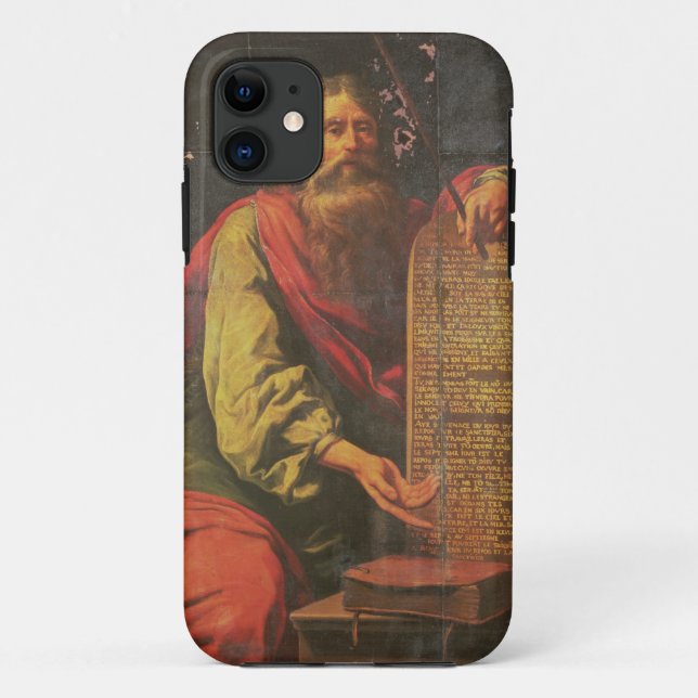 Moses and the Tablets of the Law Case-Mate iPhone Case (Back)
