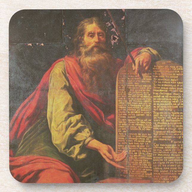 Moses and the Tablets of the Law Coaster (Front)