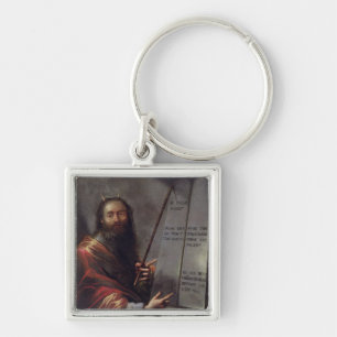 Moses and the Tablets of the Law Key Ring