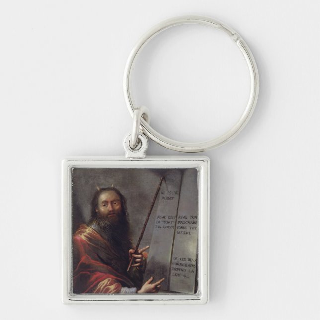 Moses and the Tablets of the Law Key Ring (Front)