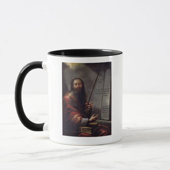 Moses and the Tablets of the Law Mug (Left)