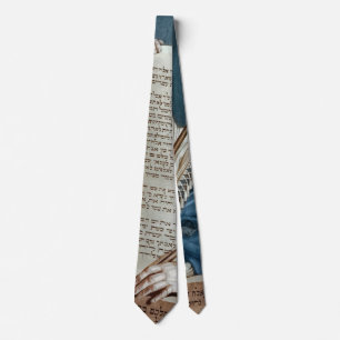 Moses and the Ten Commandments Tie