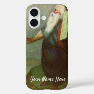 Moses and the Ten Commandments, Vintage Religion iPhone 16 Case