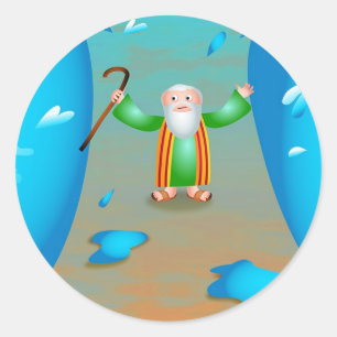 Moses Classic Round Sticker