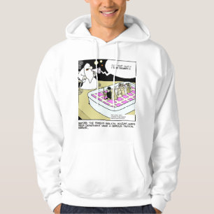 Moses Crossing The Dessert Funny Cartoon Hoodie by