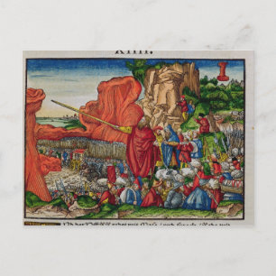 Moses crossing the Red Sea Postcard