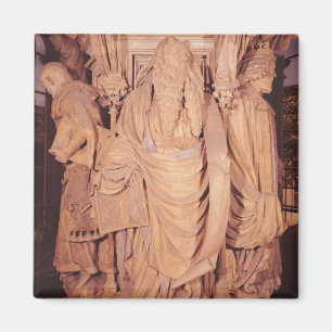 Moses, detail from the hexagonal pedestal magnet