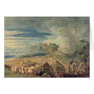 Moses dividing the waters of the Red Sea