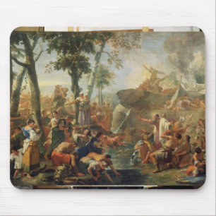 Moses Drawing Water from the Rock (oil on canvas) Mouse Pad