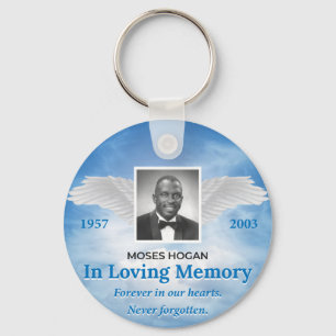 Moses Hogan Keychain, Basic Button Keychain