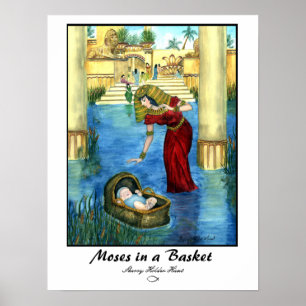 Moses in a Basket Print - Customised