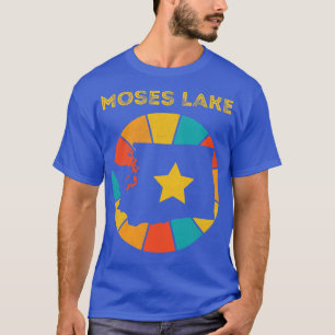 Moses Lake Washington Vintage Distressed Souvenir T-Shirt