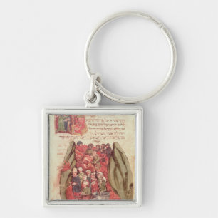 Moses leads the Children of Israel across Key Ring