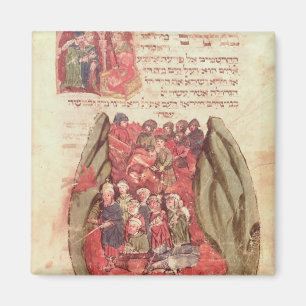 Moses leads the Children of Israel across Magnet