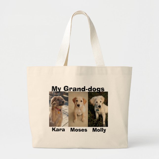 Moses, molly younger, Kara wave, Kara   , My Gr... Large Tote Bag (Front)